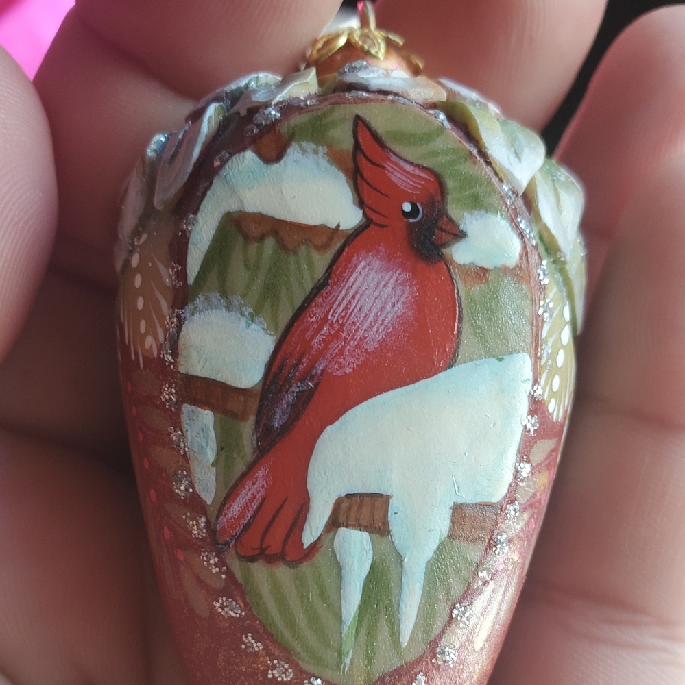 G debrekht Christmas hand painted ornament